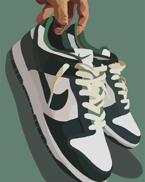 nike dunks drawing ideas.